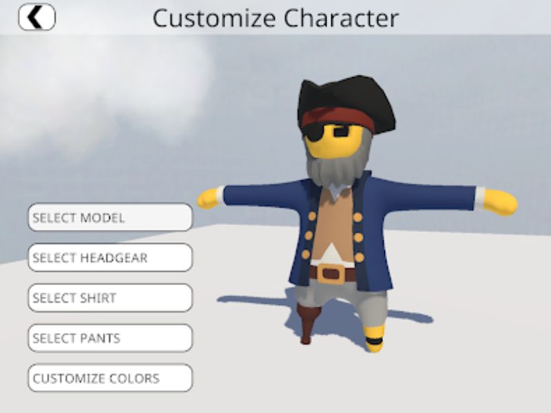 Human Fall Flat APK Thay đổi diện mạo cho nhân vật của mình