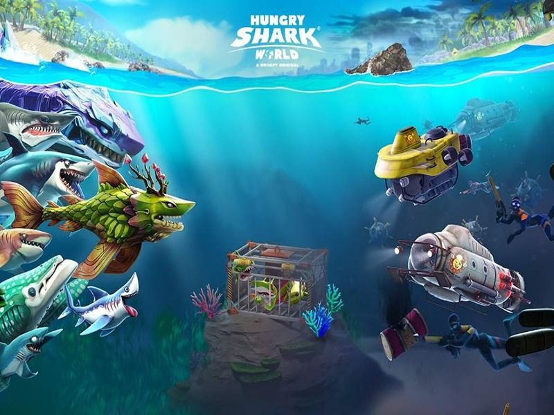 Hungry Shark World Hack Khám Phá Hệ Sinh Thái Đại Dương