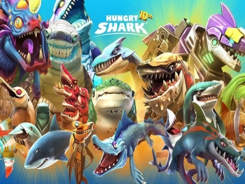 Hungry Shark World Hệ Thống Cá Mập Phong Phú