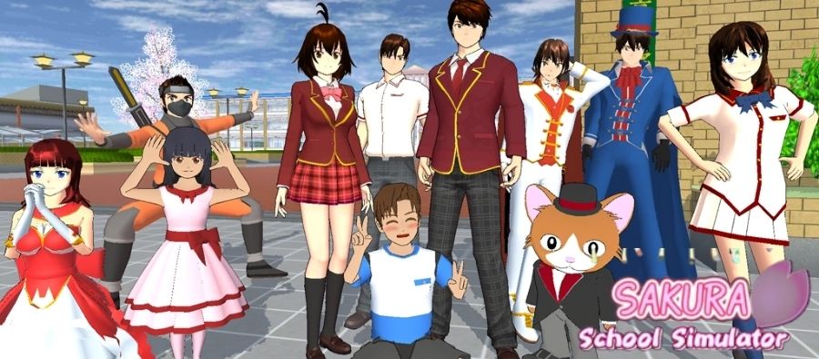 banner Sakura School Simulator Mod 1