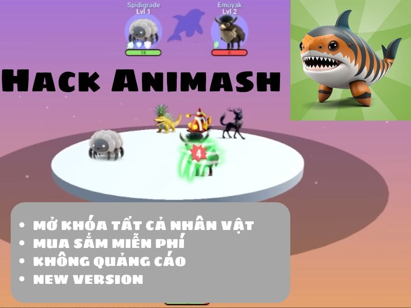 Khám phá loạt tính năng đỉnh cao trong Hack Animash Mod APK
