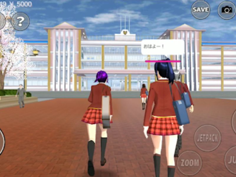 Sakura School Simulator Tận hưởng cuộc sống học đường tuyệt vời